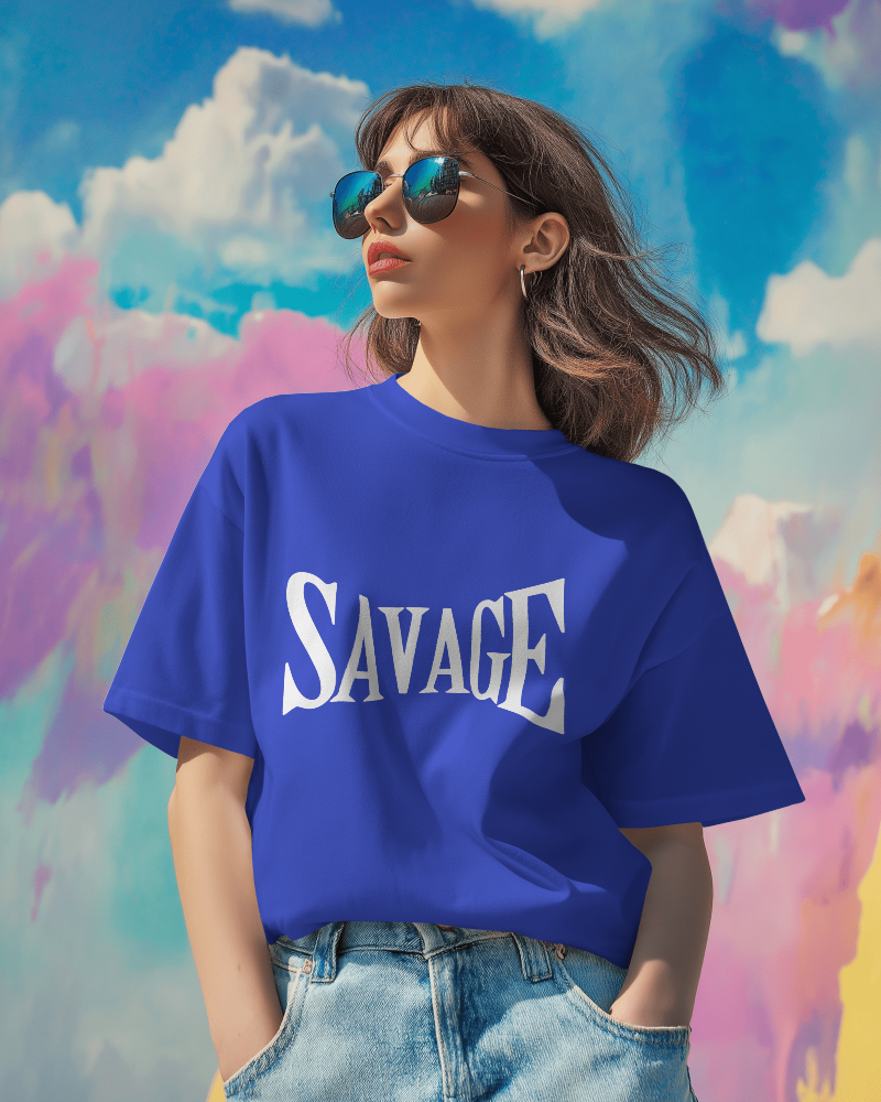 SAVAGE Oversized T-Shirt Women