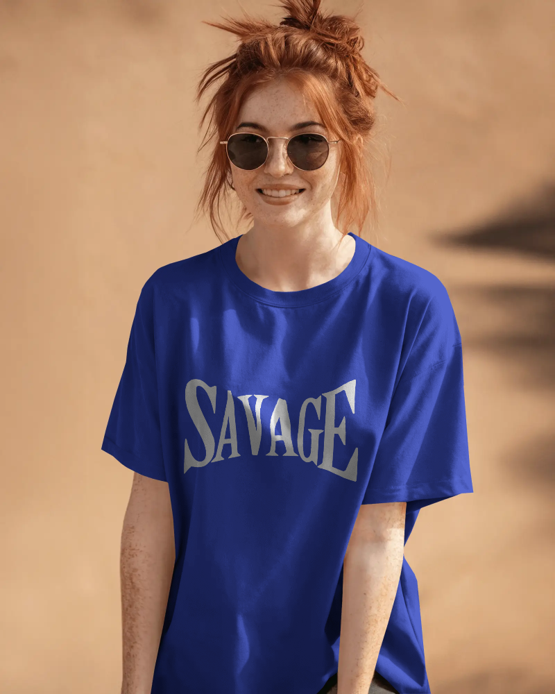 SAVAGE Oversized T-Shirt Women