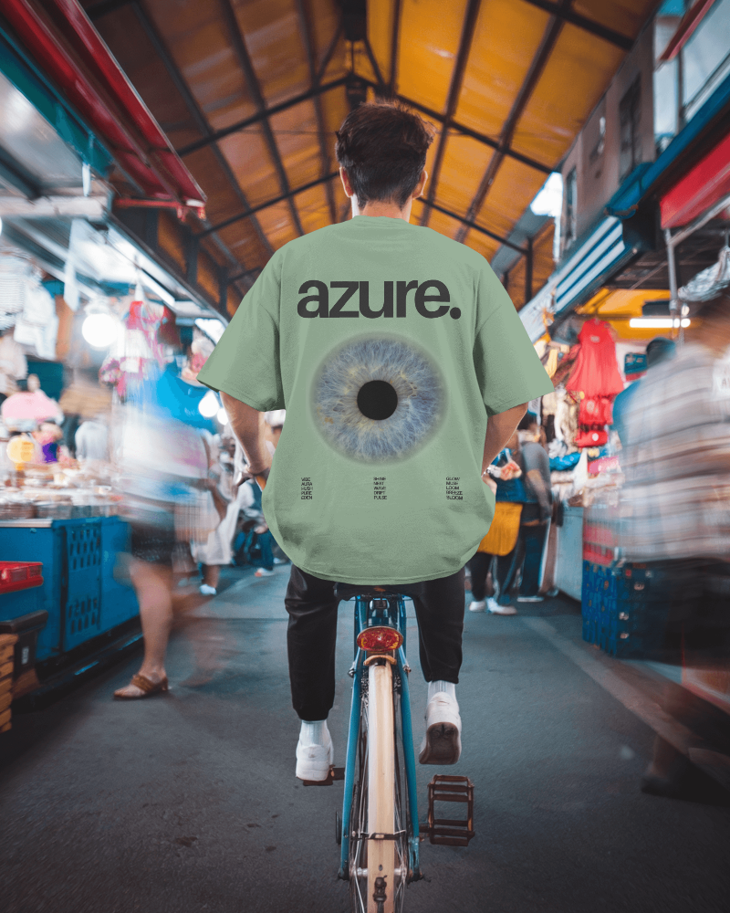 azure Oversized T-Shirt