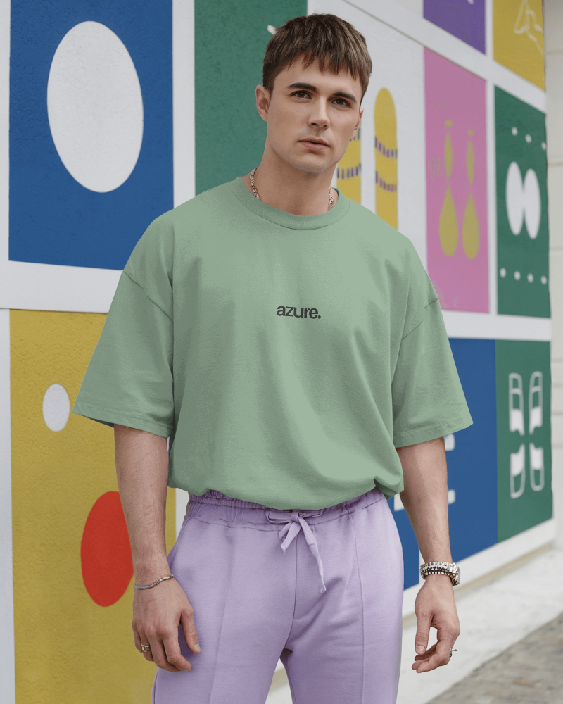 azure Oversized T-Shirt