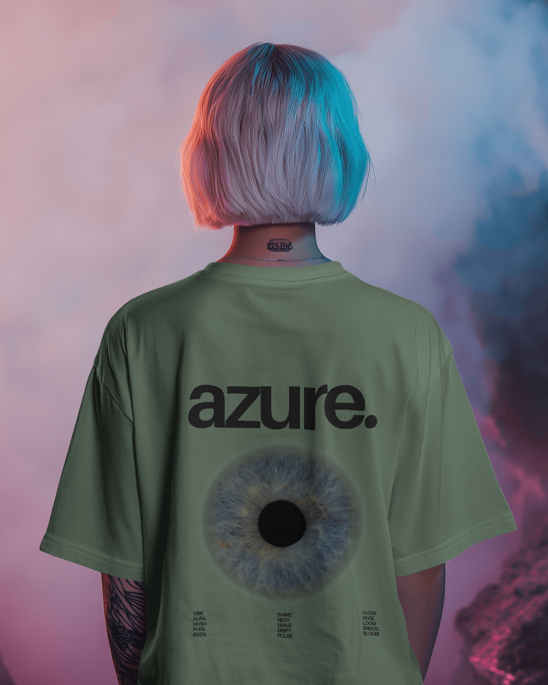 azure Oversized T-Shirt women