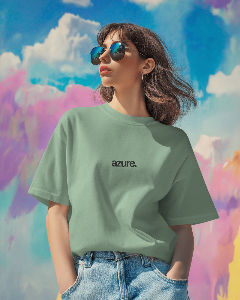 azure Oversized T-Shirt women