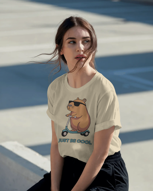 Just Be Cool Classic Crew T-Shirt Women