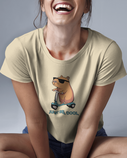 Just Be Cool Classic Crew T-Shirt Women